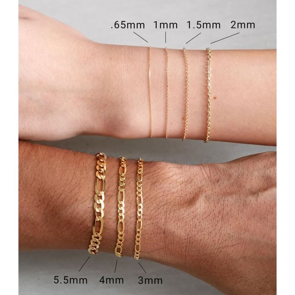 14k Yellow Gold Interlocking Circle Bracelet Dain… - image 6